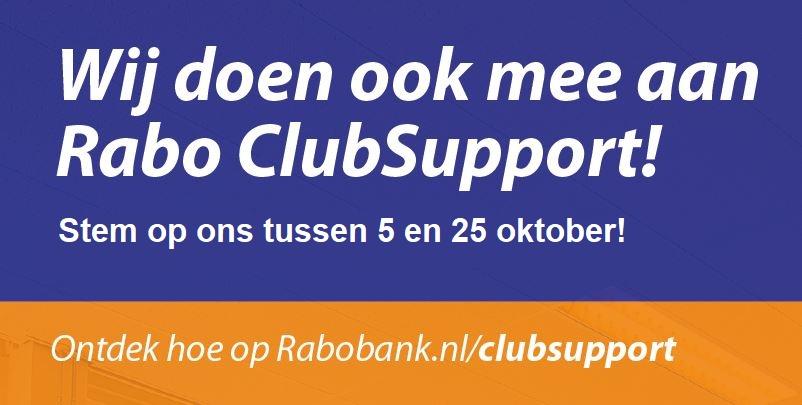 Sponsor V.V. Muntendam met de Rabobank Clubsupport